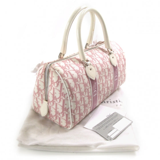 Monogram Girly Boston Pink