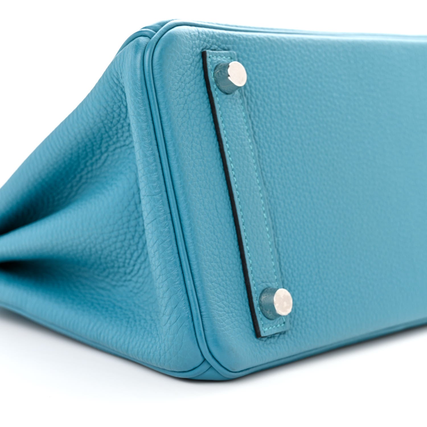 Hermes Togo Birkin 25 Turquoise 9 of 11