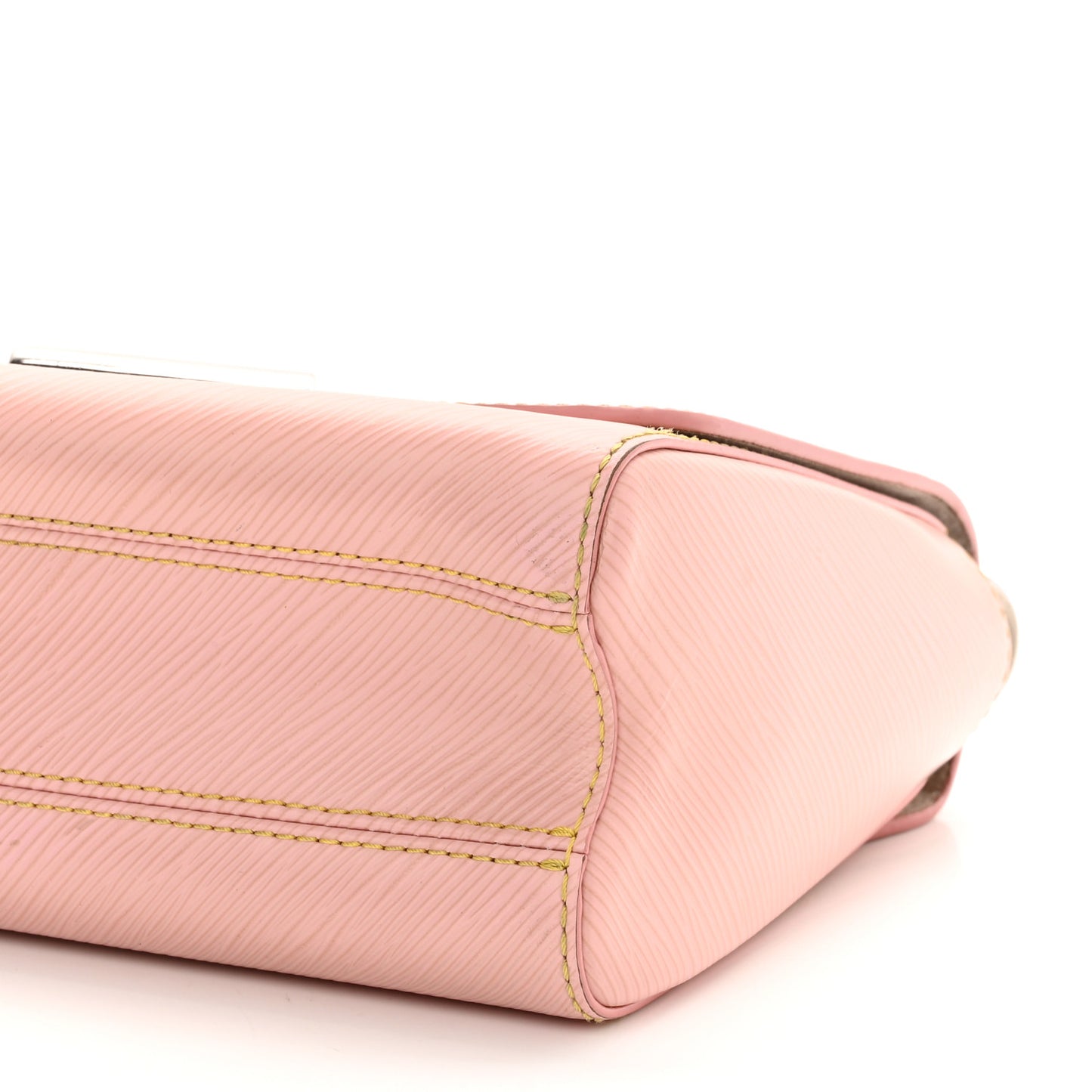 Epi Twist Shoulder Bag MM Rose Ballerine