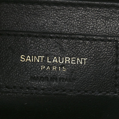 Saint Laurent Grain De Poudre Small Monogram Kate Satchel Black 6 of 11
