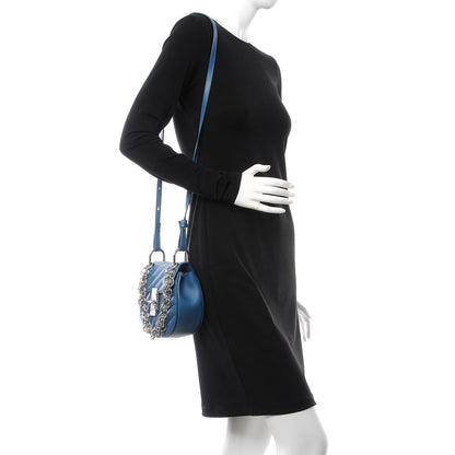 Chloe Calfskin Quilted Mini Drew Bijou Shoulder Bag Vinyl Blue 2 of 10
