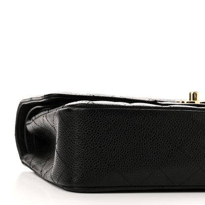 Chanel Caviar Quilted Medium Double Flap Black 9 of 11
