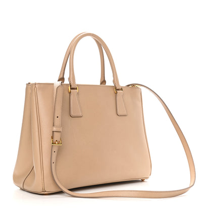 Prada Saffiano Medium Galleria Double Zip Tote Sabbia 3 of 7