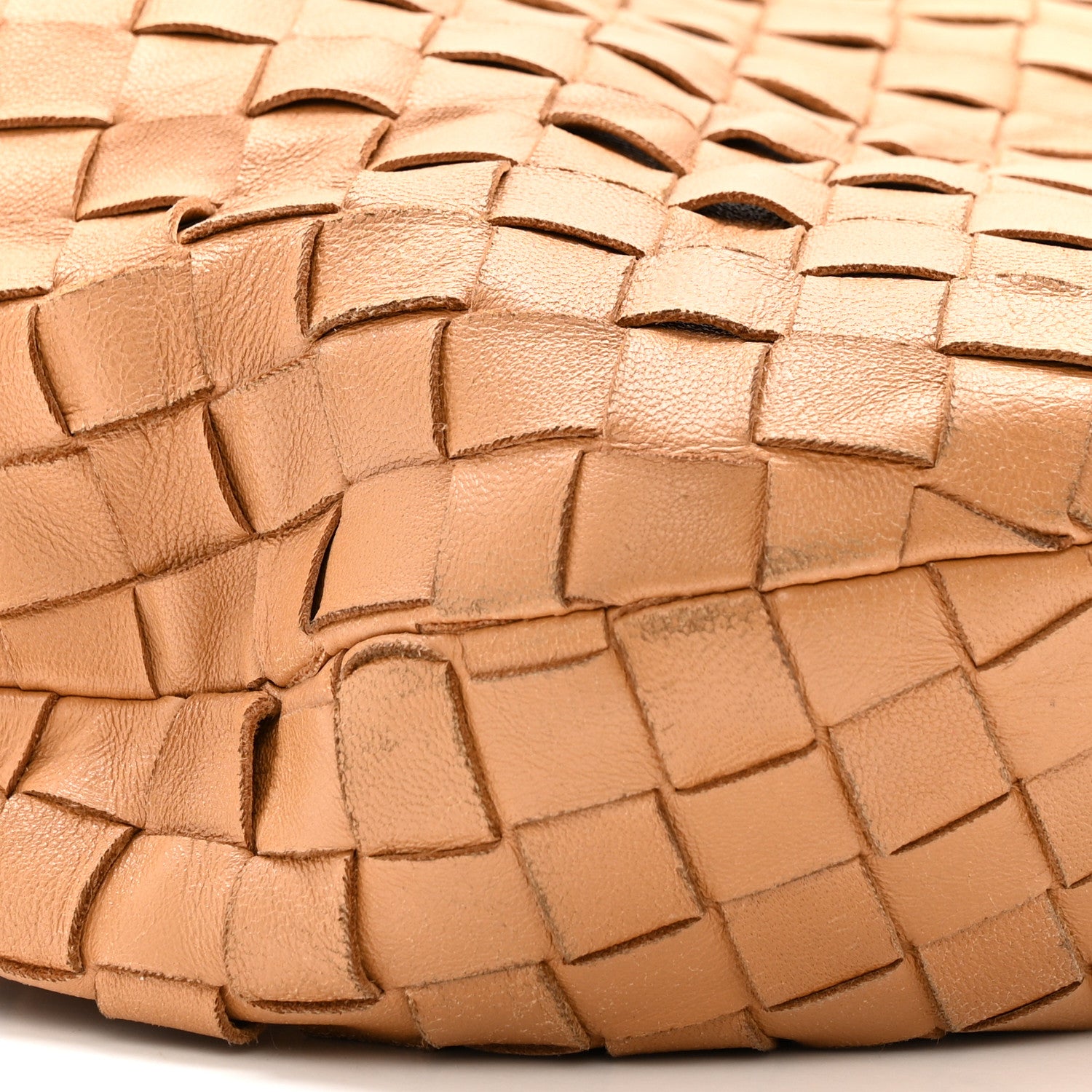 Bottega Veneta Nappa Intrecciato Teen Jodie Hobo Caramel 10 of 14