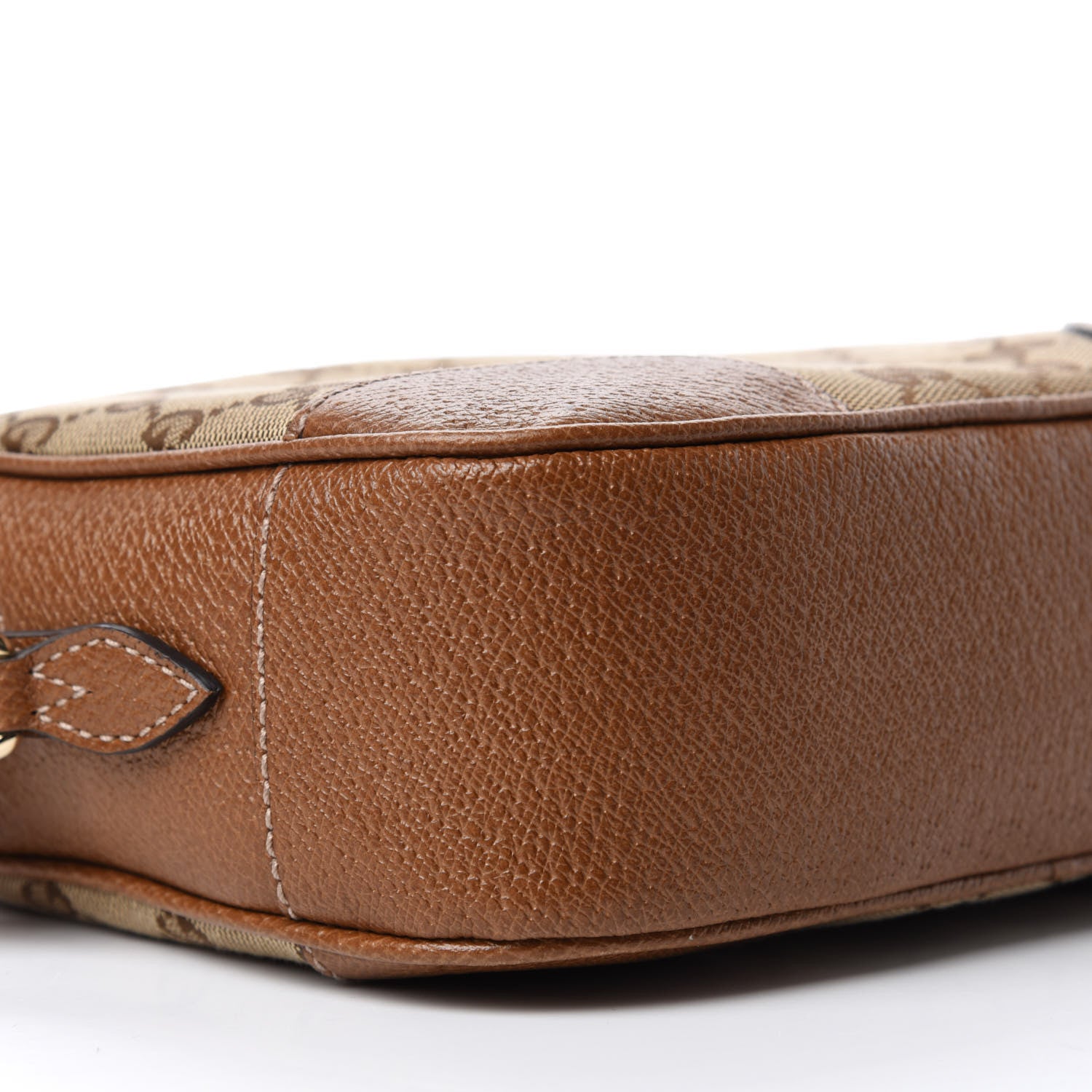 Gucci Monogram Mini Bree Messenger Bag Beige Tabacco 6 of 14
