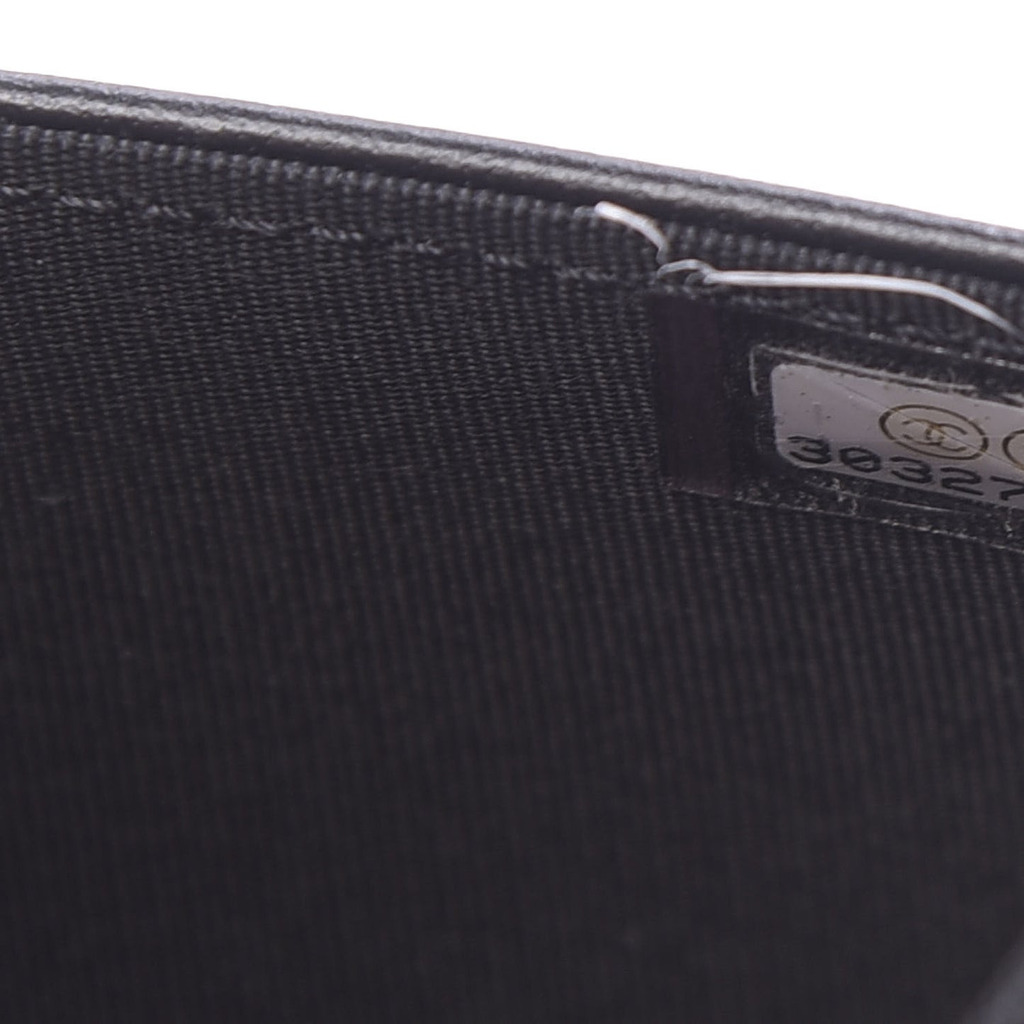 Caviar Quilted Boy Wallet On Chain WOC Black