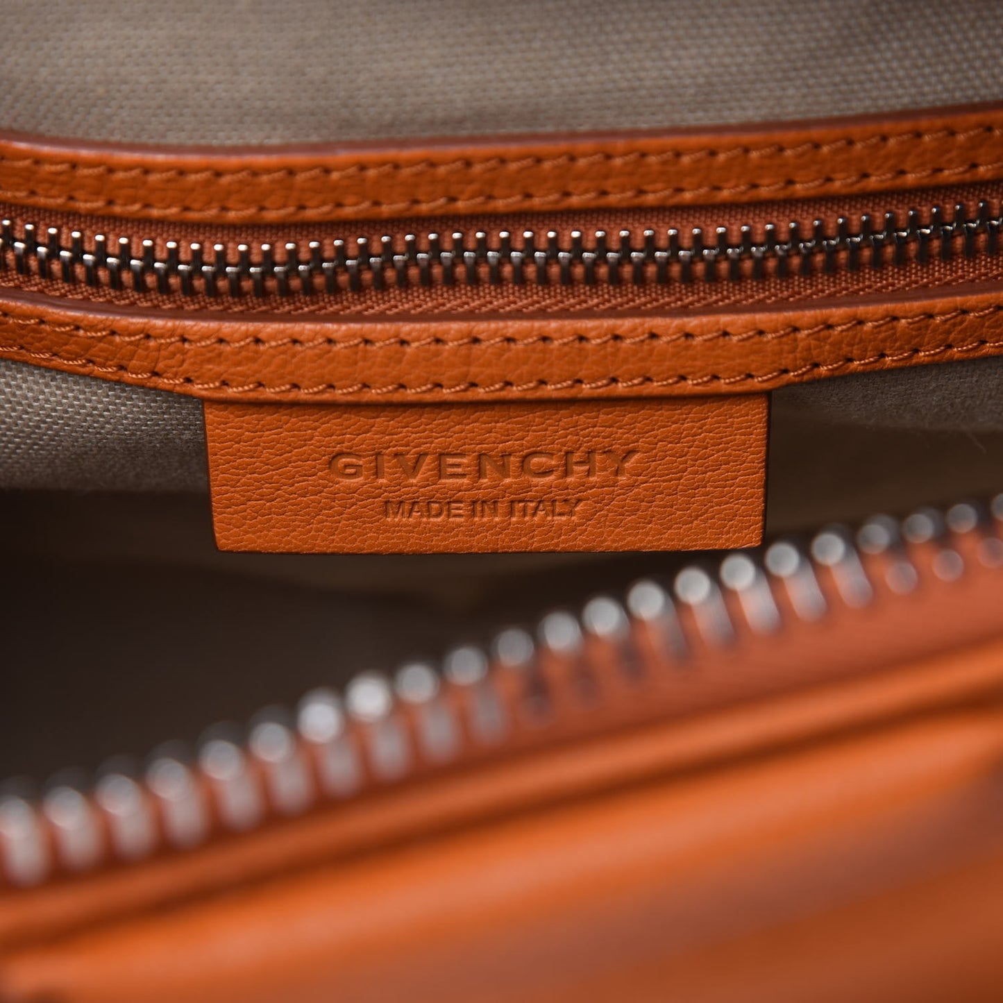 Sugar Goatskin Mini Antigona Rust