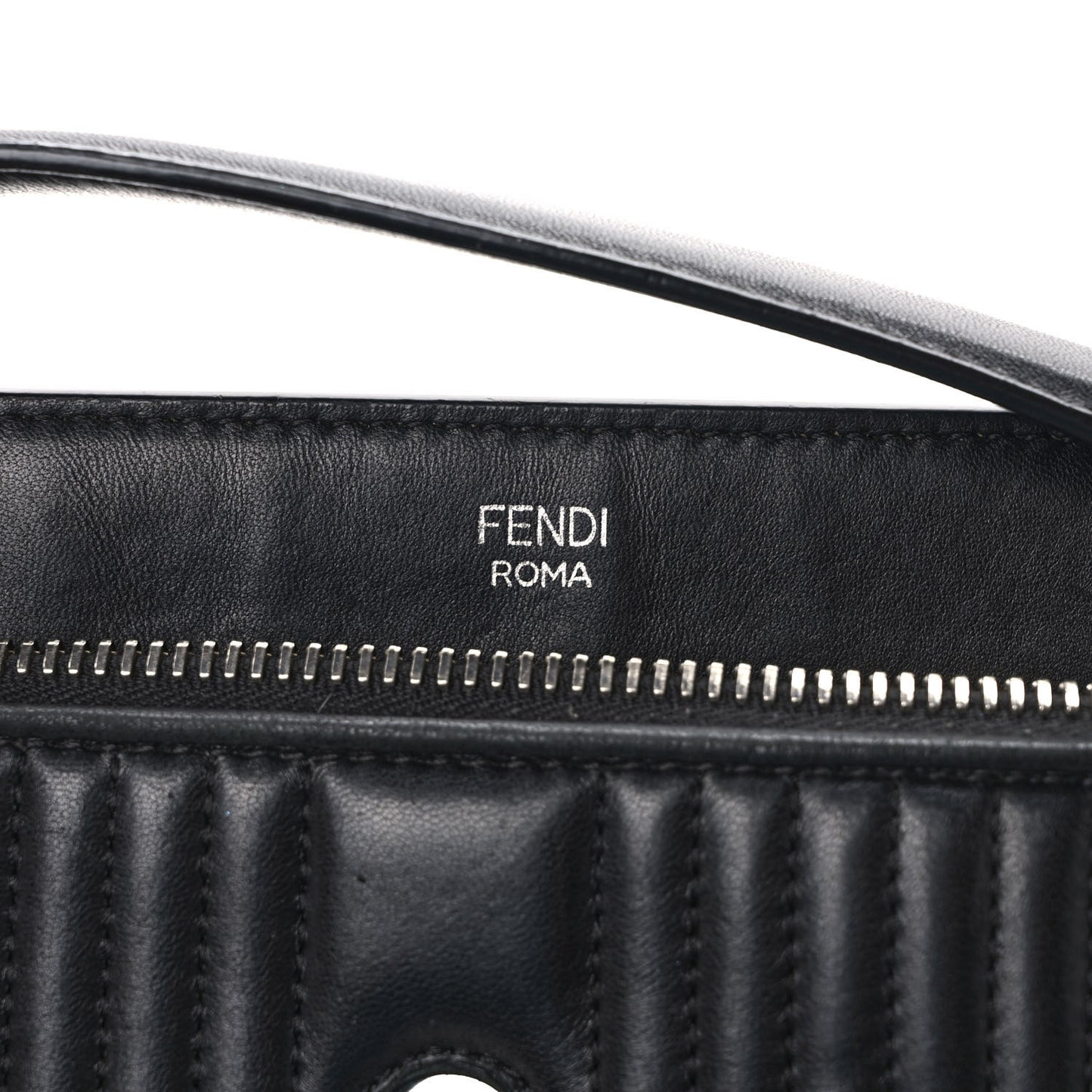 Shiny Nappa Trapuntata DotCom Chain Satchel Black