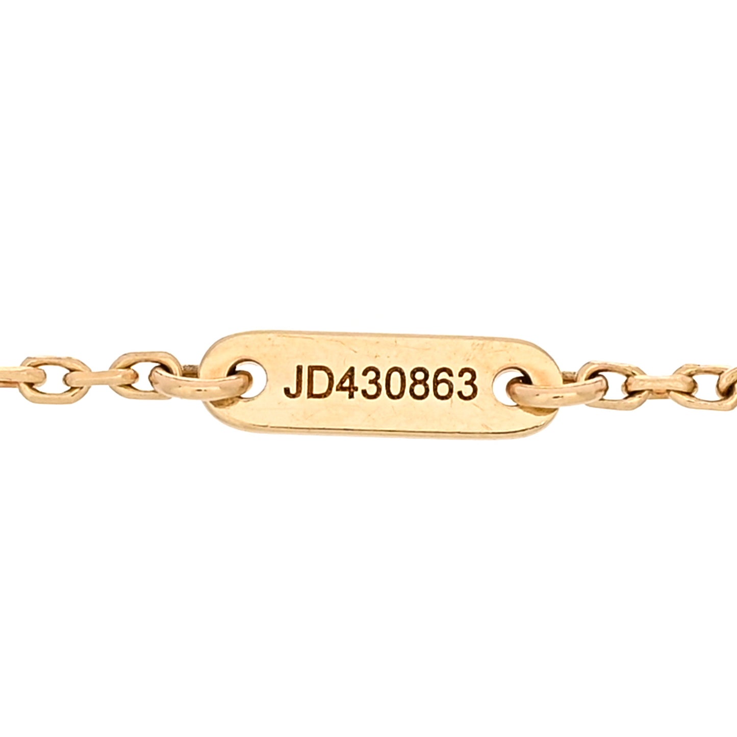 18K Yellow Gold Mother of Pearl Sweet Alhambra Bracelet