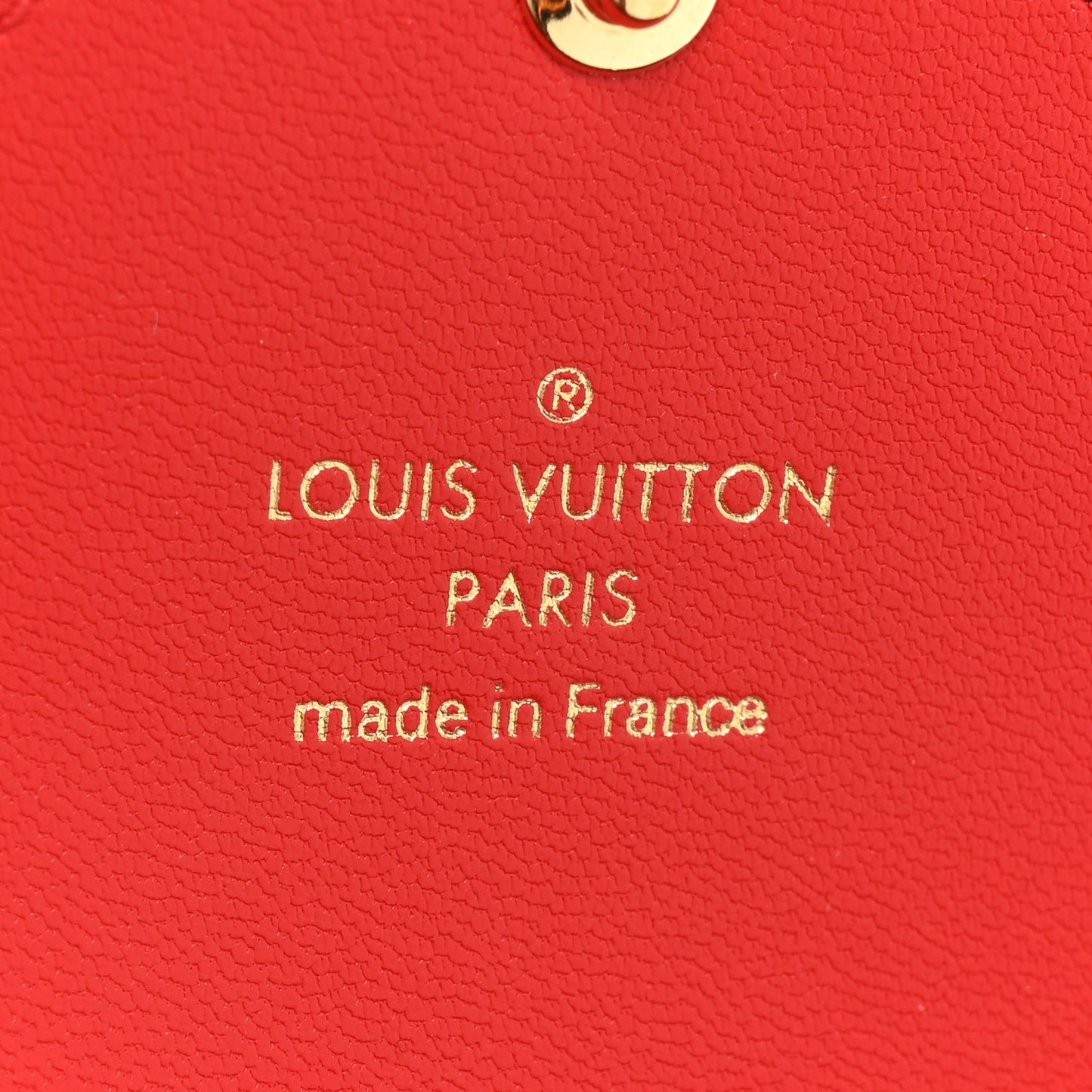 Monogram Medium Kirigami Pochette Insert Coquelicot