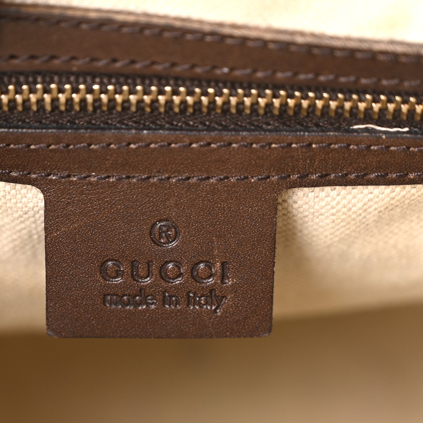 Monogram Vintage Web Medium Boston Dark Brown