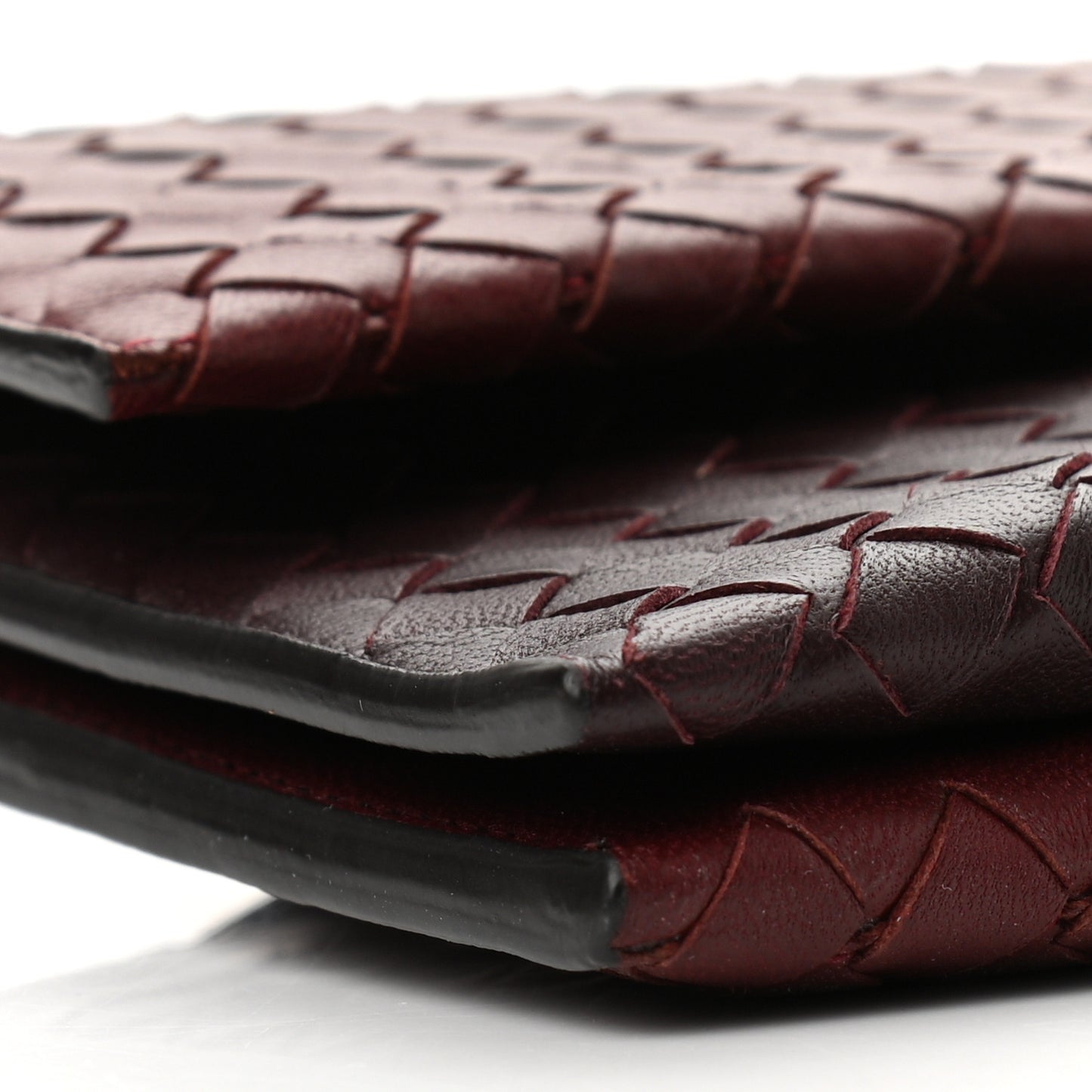 Nappa Intrecciato Wallet Bag Gigolo Red