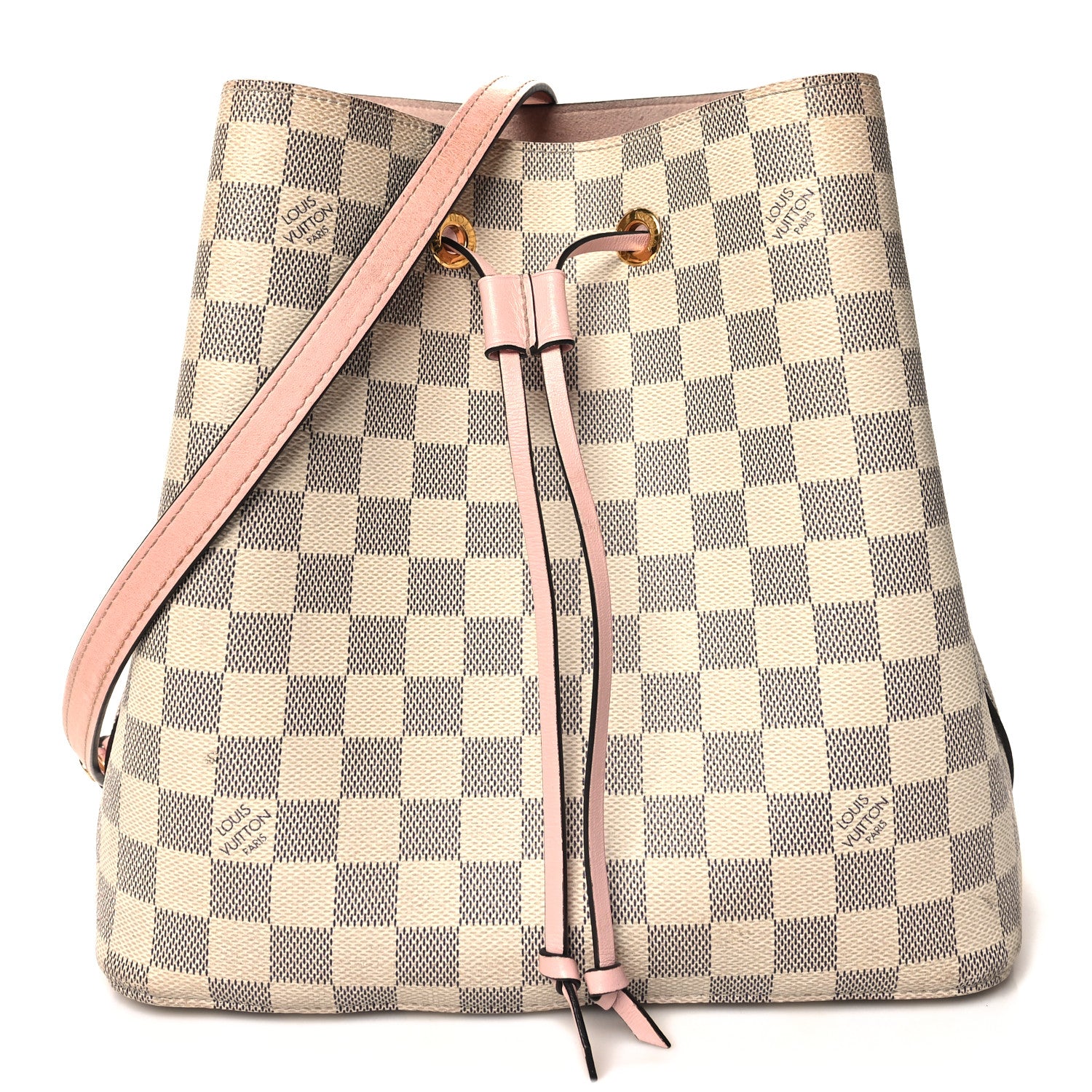 Louis Vuitton Damier Azur Neonoe MM Eau De Rose 1 of 15