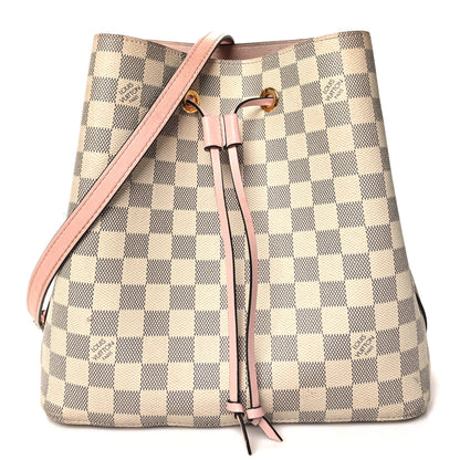 Louis Vuitton Damier Azur Neonoe MM Eau De Rose 1 of 15