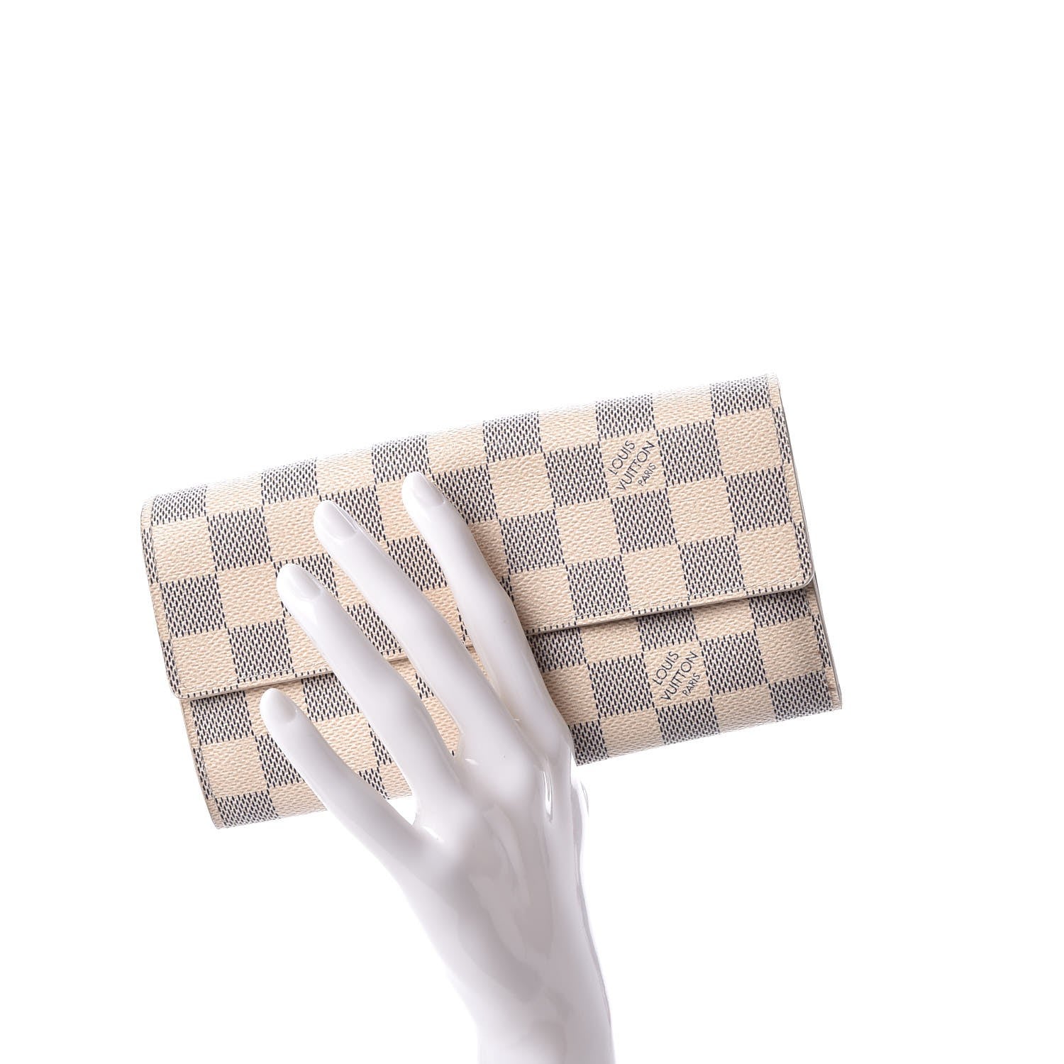 Louis Vuitton Damier Azur Sarah Wallet 2 of 10