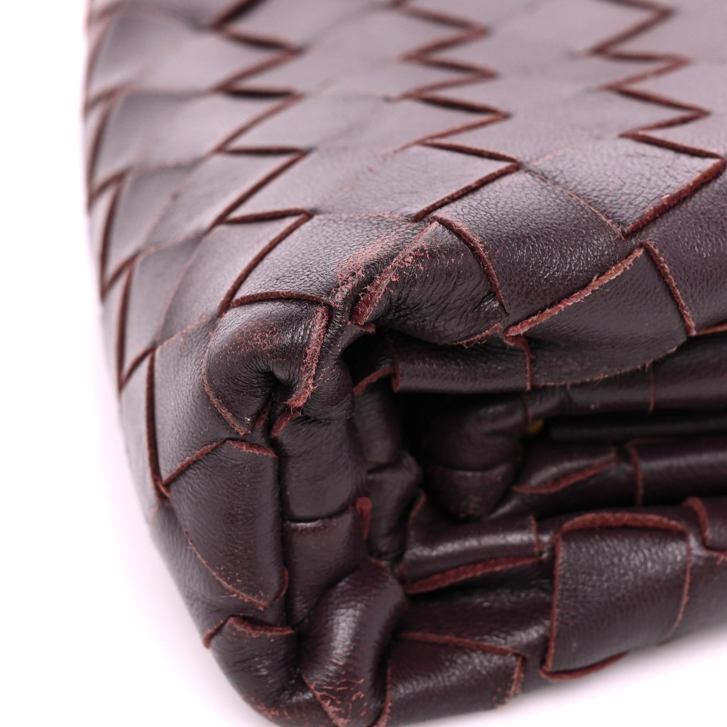 Nappa Intrecciato The Mini Pouch Grape