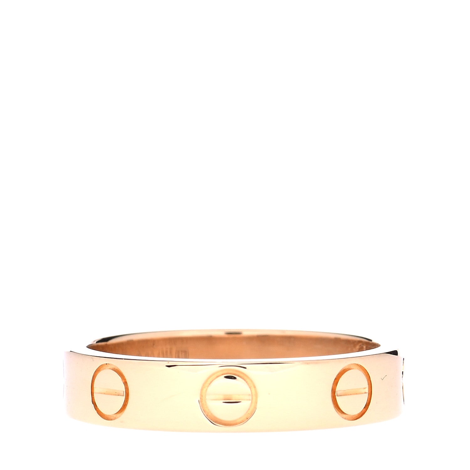 Cartier 18K Yellow Gold 3.5mm LOVE Wedding Band Ring 47 4 3 of 5