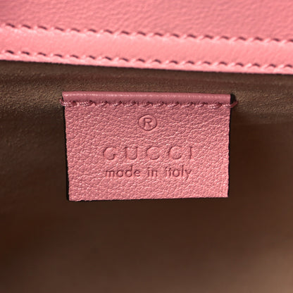 Gucci Wonka Grain Calfskin Mini Diana Tote Bag Wild Rose Fuxia Fluo 6 of 11