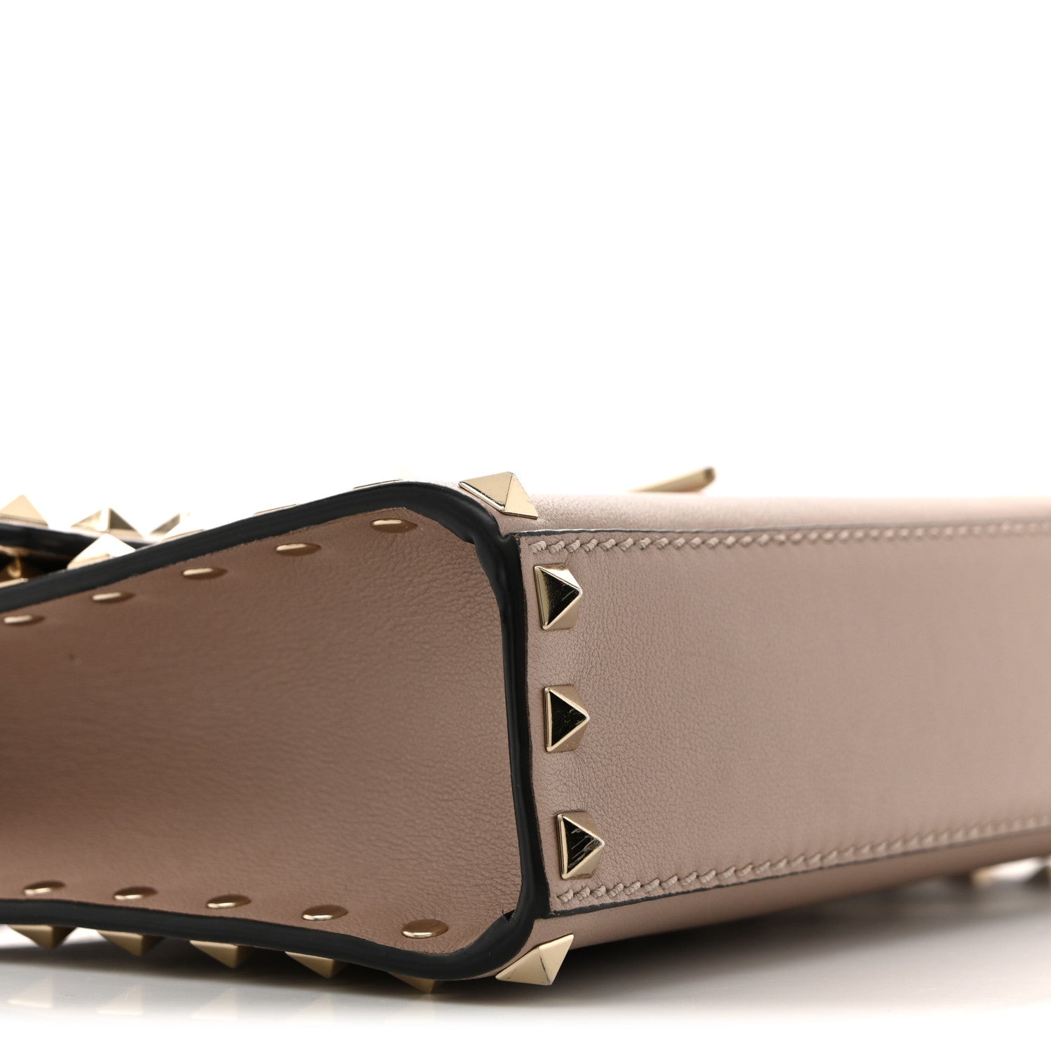 Valentino Garavani Vitello Medium Rockstud Flip Lock Crossbody Bag Poudre 8 of 9