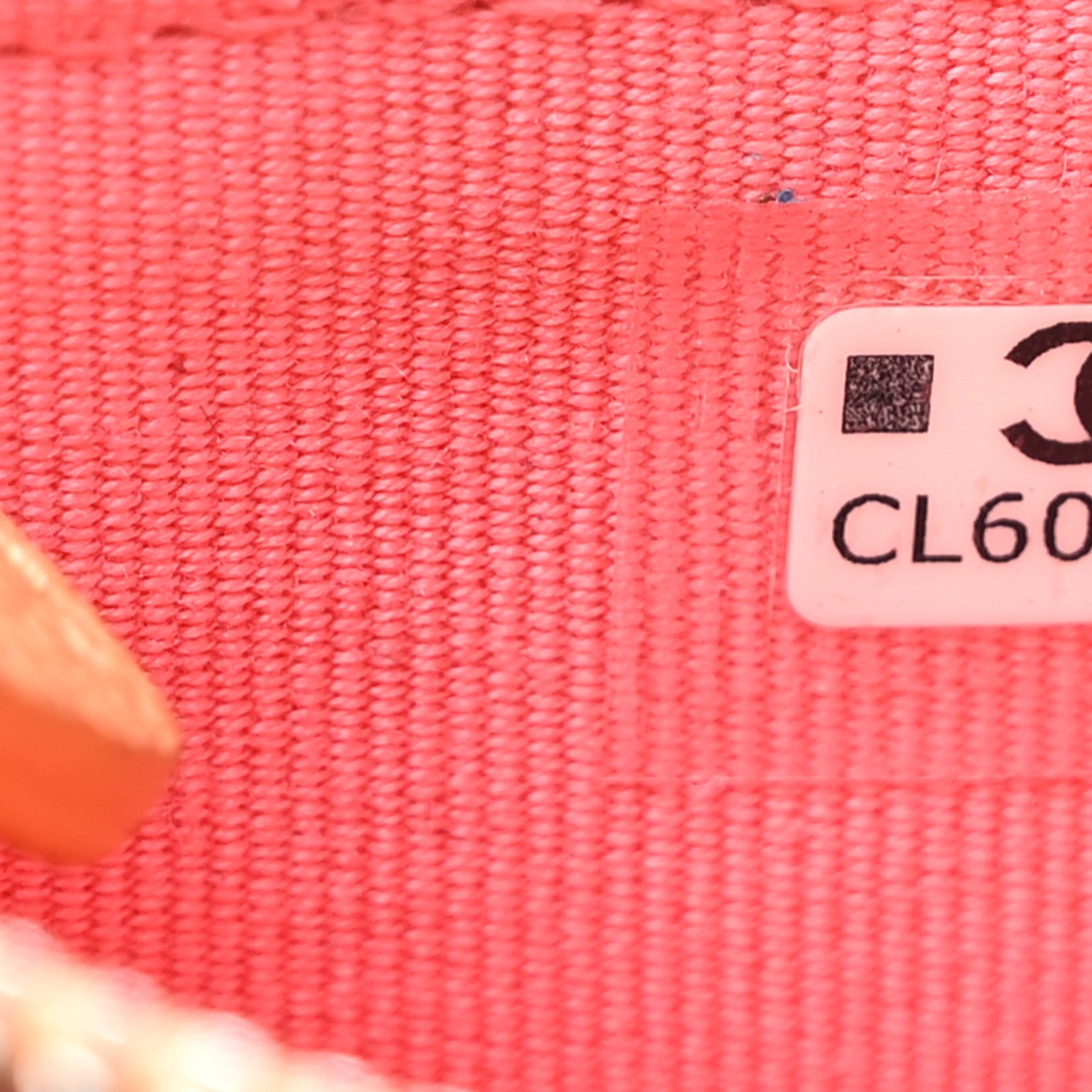 Chanel Caviar Flashy CC Zip Card Holder Orange Pink 7 of 12