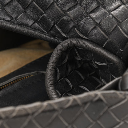 Bottega Veneta Nappa Intrecciato Sloane Hobo Ferro Gray 11 of 11
