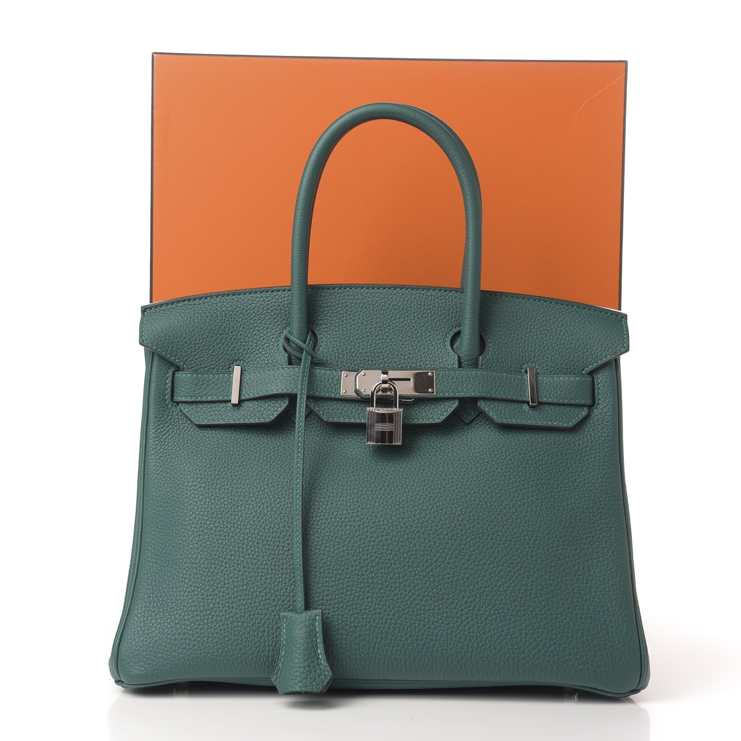Hermes Togo Birkin 30 Malachite 11 of 11