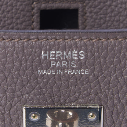 Hermes Togo Birkin 30 Etain 24 of 31