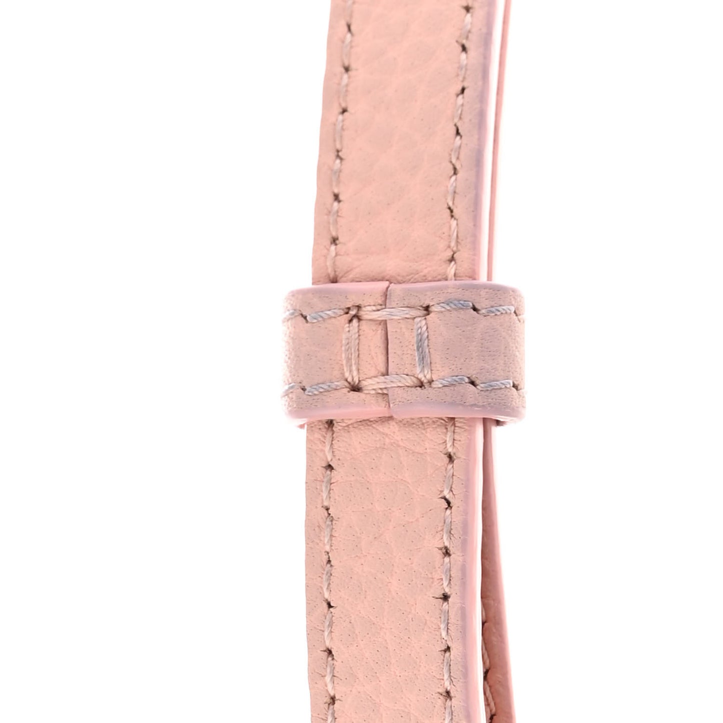 Grained Calfskin Mini TB Elongated Bag Dusty Pink