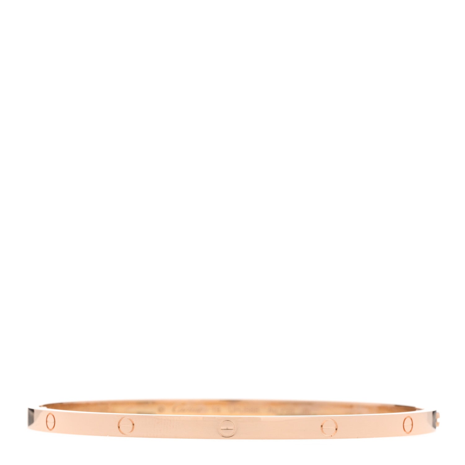 Cartier 18K Pink Gold Small LOVE Bracelet 19 1 of 8