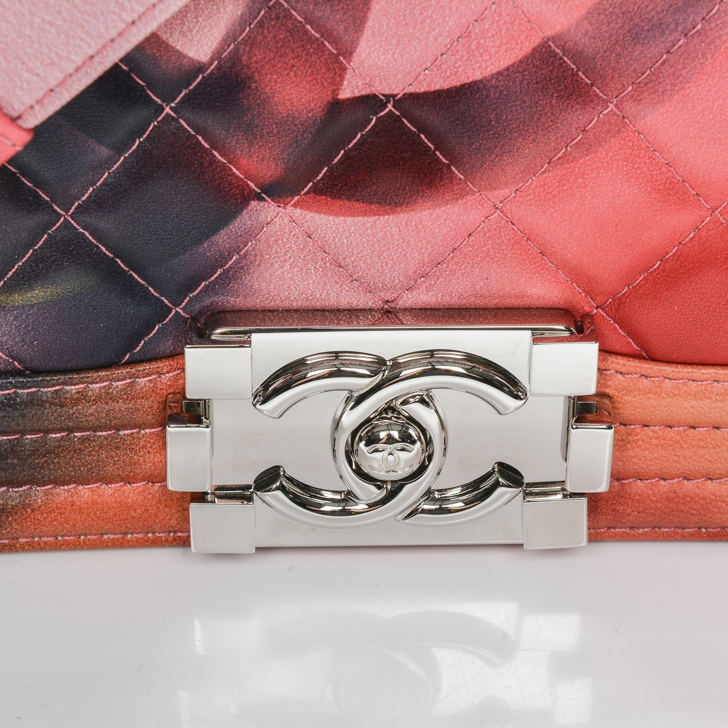 Chanel Lambskin Quilted Small Flower Power Boy Flap Multicolor 8 of 8