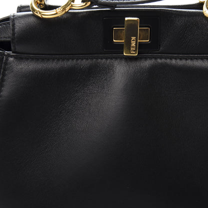 Fendi Nappa Mini Peekaboo Iconic Satchel Black 12 of 13