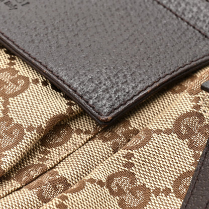 Gucci GG Monogram Double Pocket Belt Bag Dark Brown 13 of 14