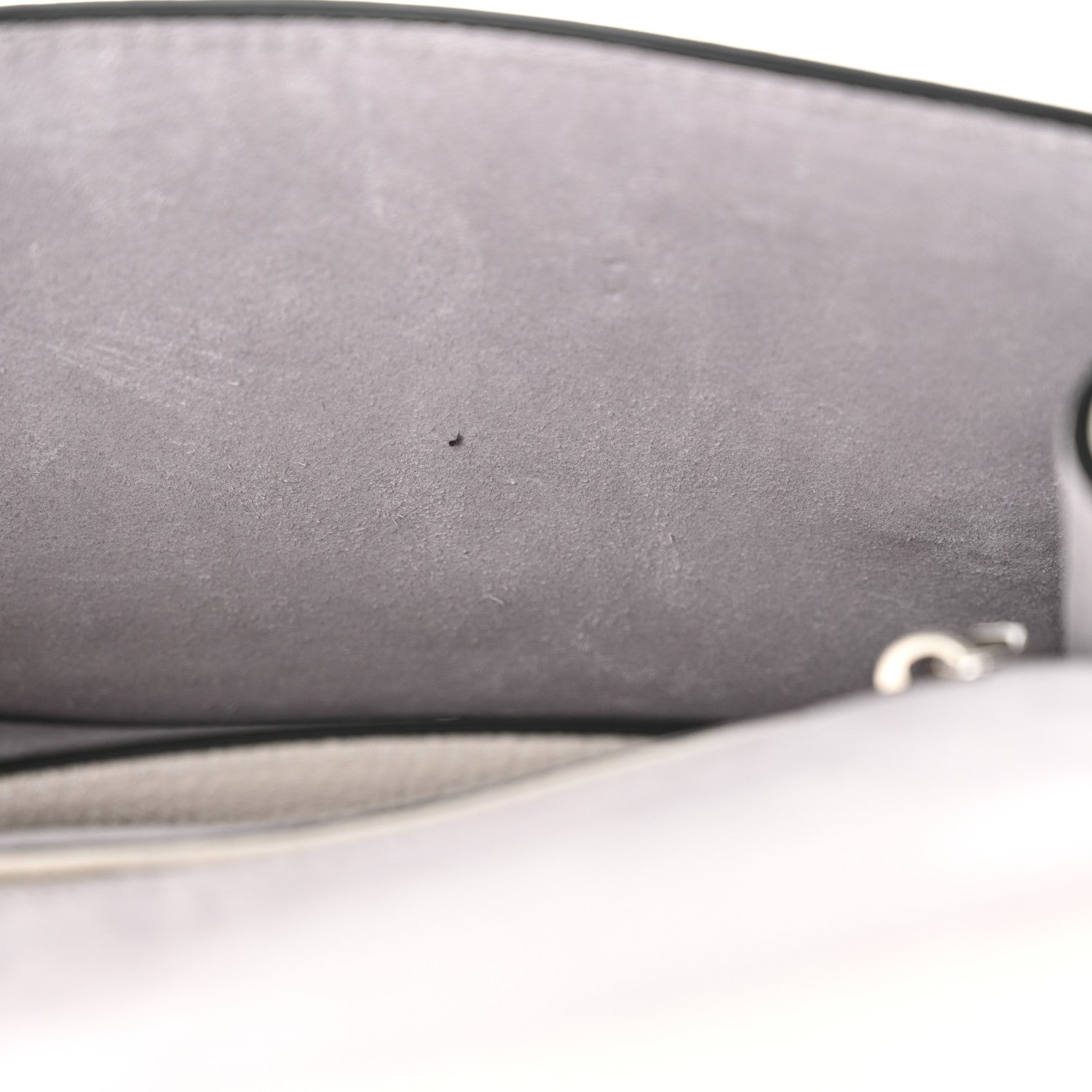 Miu Miu Goatskin Madras Soft Calf Crystal Embellished Shoulder Bag Bianco 10 of 11
