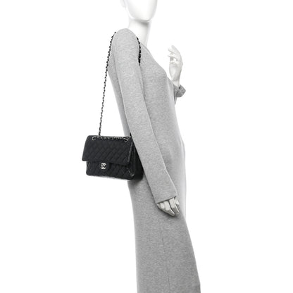 Chanel Caviar Quilted Medium Double Flap Black 2 of 9