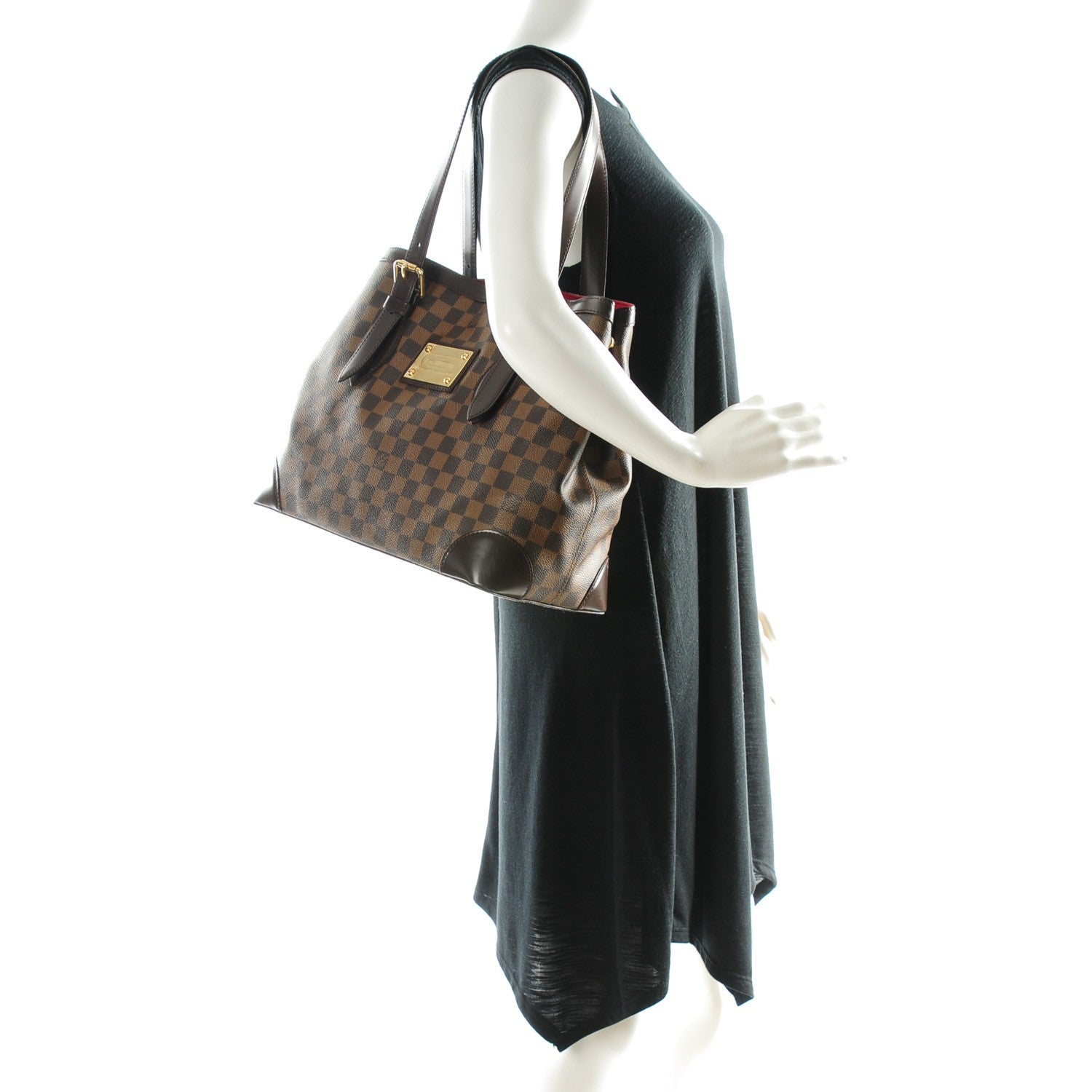 Louis Vuitton Damier Ebene Hampstead MM 2 of 7