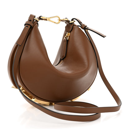 Fendi Vitello Grace Matte Mini graphy Hobo Bag Brandy 3 of 10