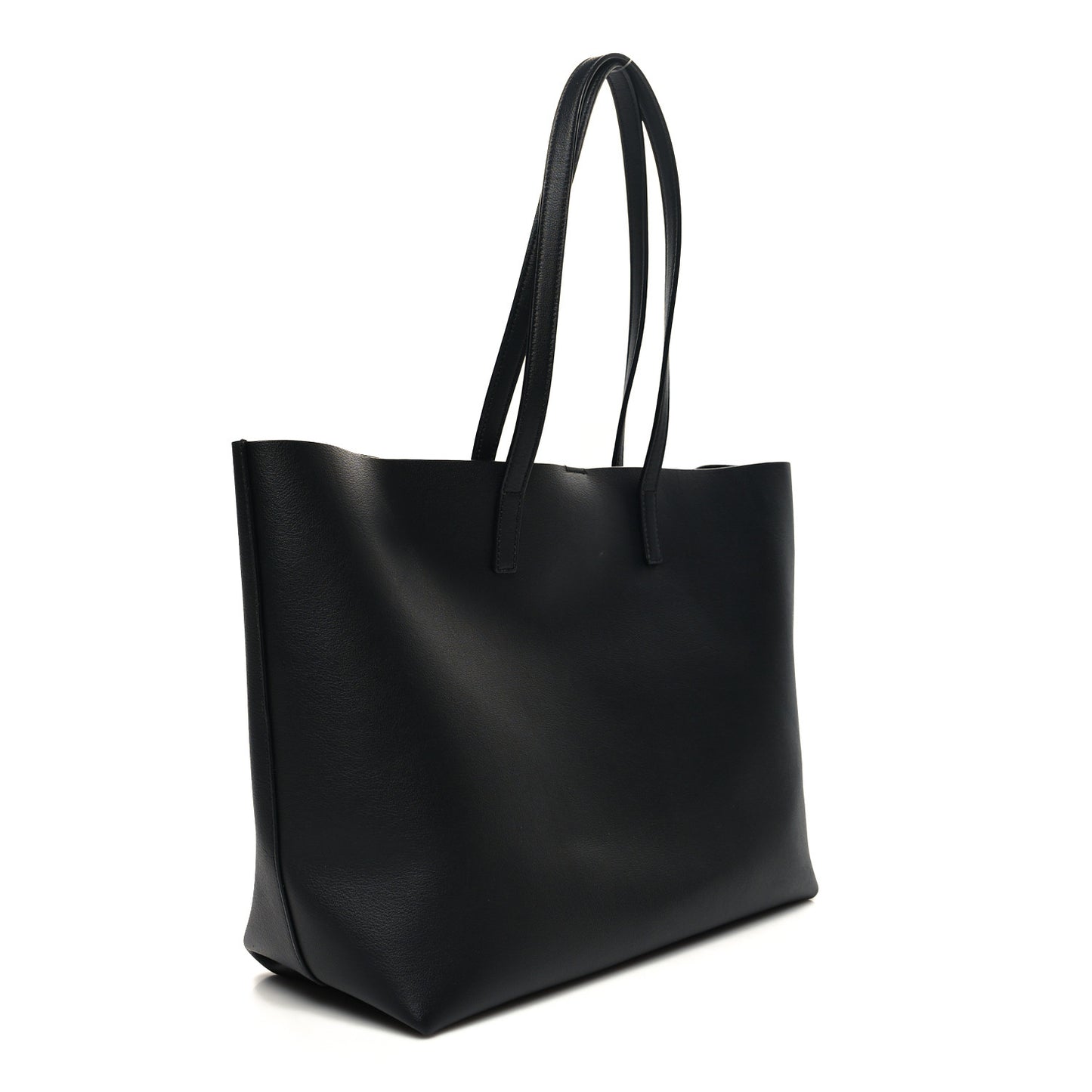Calfskin Large Shopping Tote Black