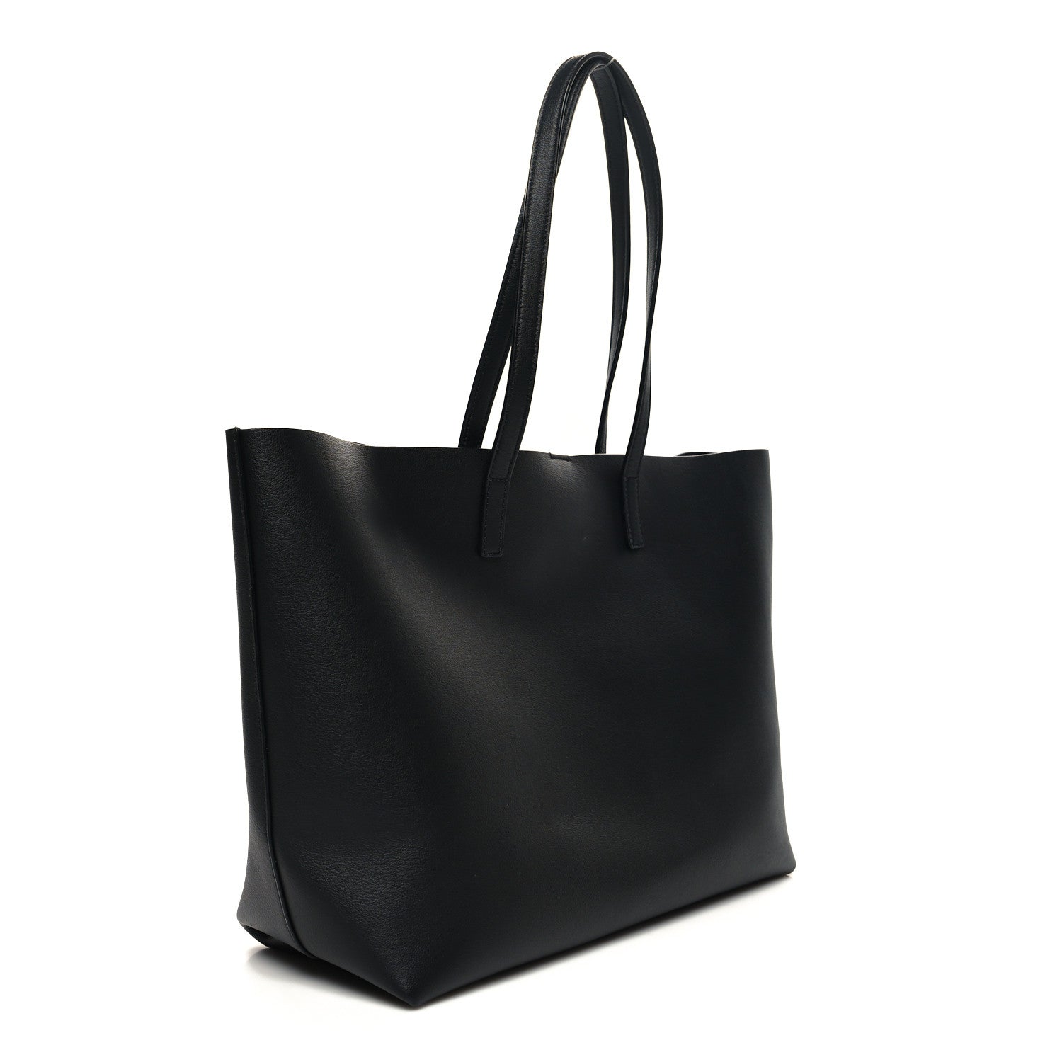 Saint Laurent Calfskin Large Shopping Tote Black 4 of 12