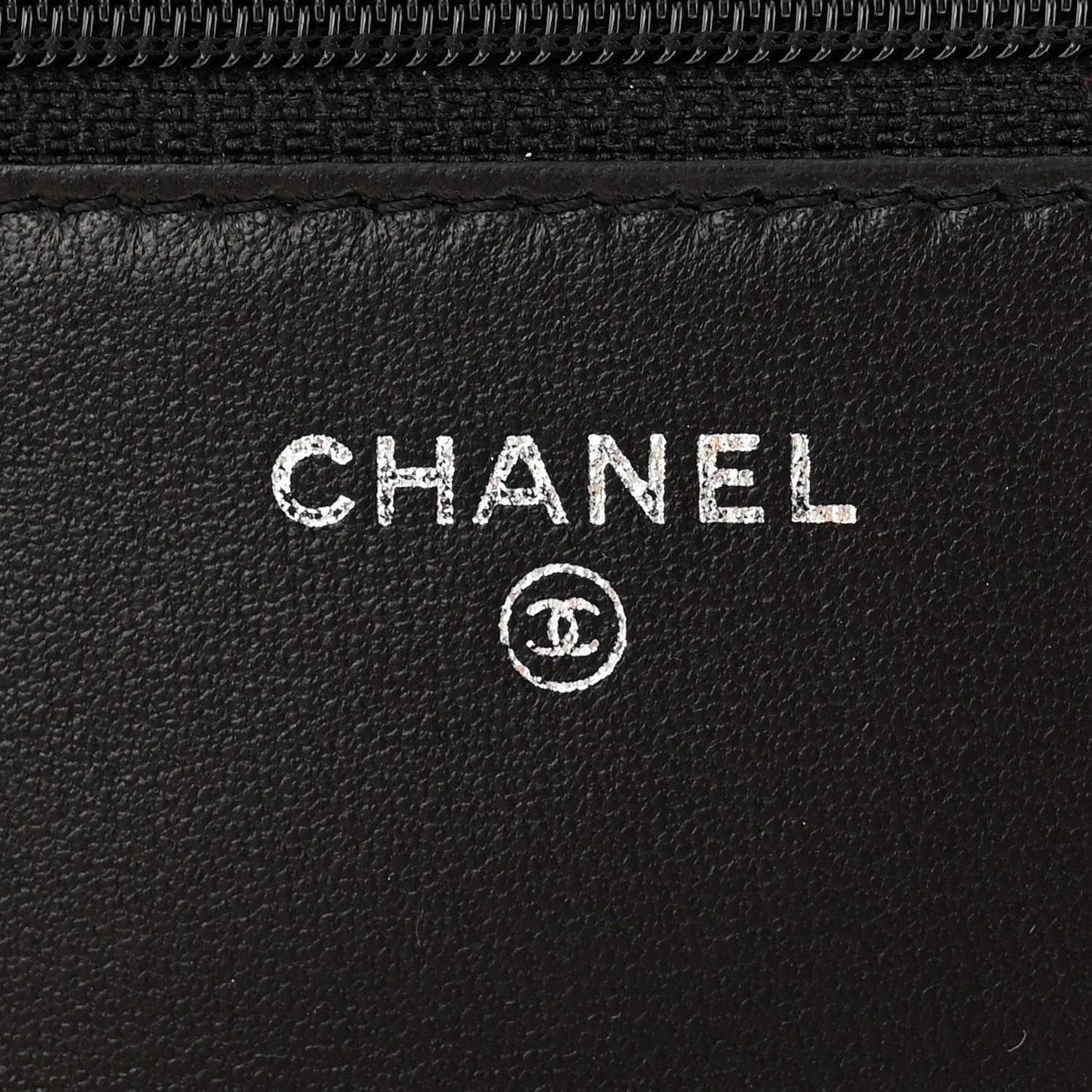 Chanel Lambskin Quilted Wallet On Chain WOC Black 5 of 11