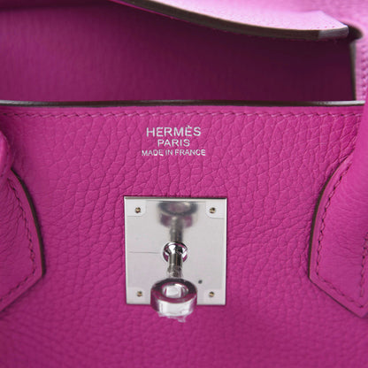 Hermes Taurillon Clemence Birkin 30 Magnolia 8 of 11