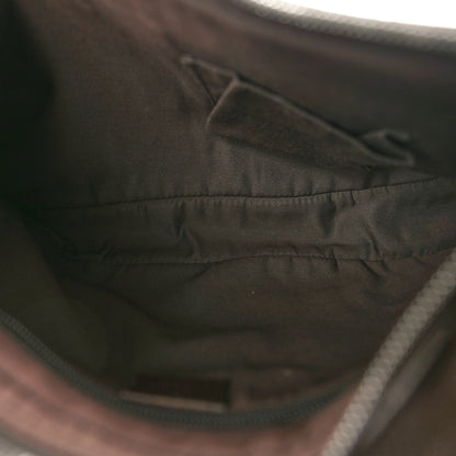 Gucci Monogram Medium Half Moon Hobo Dark Brown 5 of 12