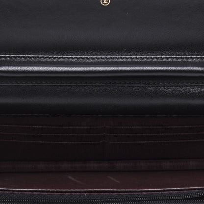 Chanel Lambskin Quilted Wallet On Chain WOC Black 4 of 15