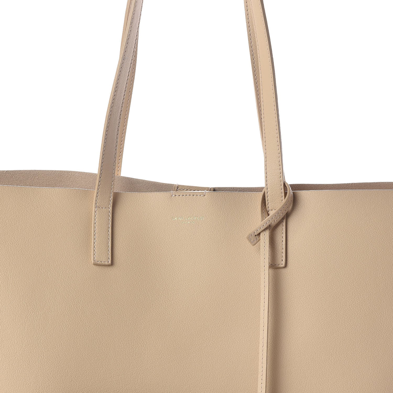Saint Laurent Calfskin Large Shopping Tote Nude Powder 7 of 9