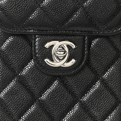 Chanel Caviar Quilted Classic Phone Holder Black 8 of 11