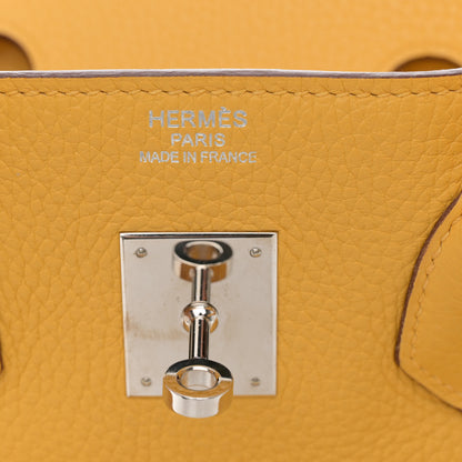 Hermes Taurillon Clemence Birkin 35 Soleil 6 of 13