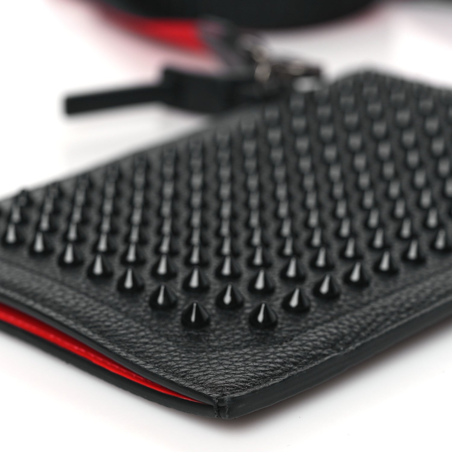 Christian Louboutin Empire Calfskin Spikes Loubilab Clutch Black 8 of 10