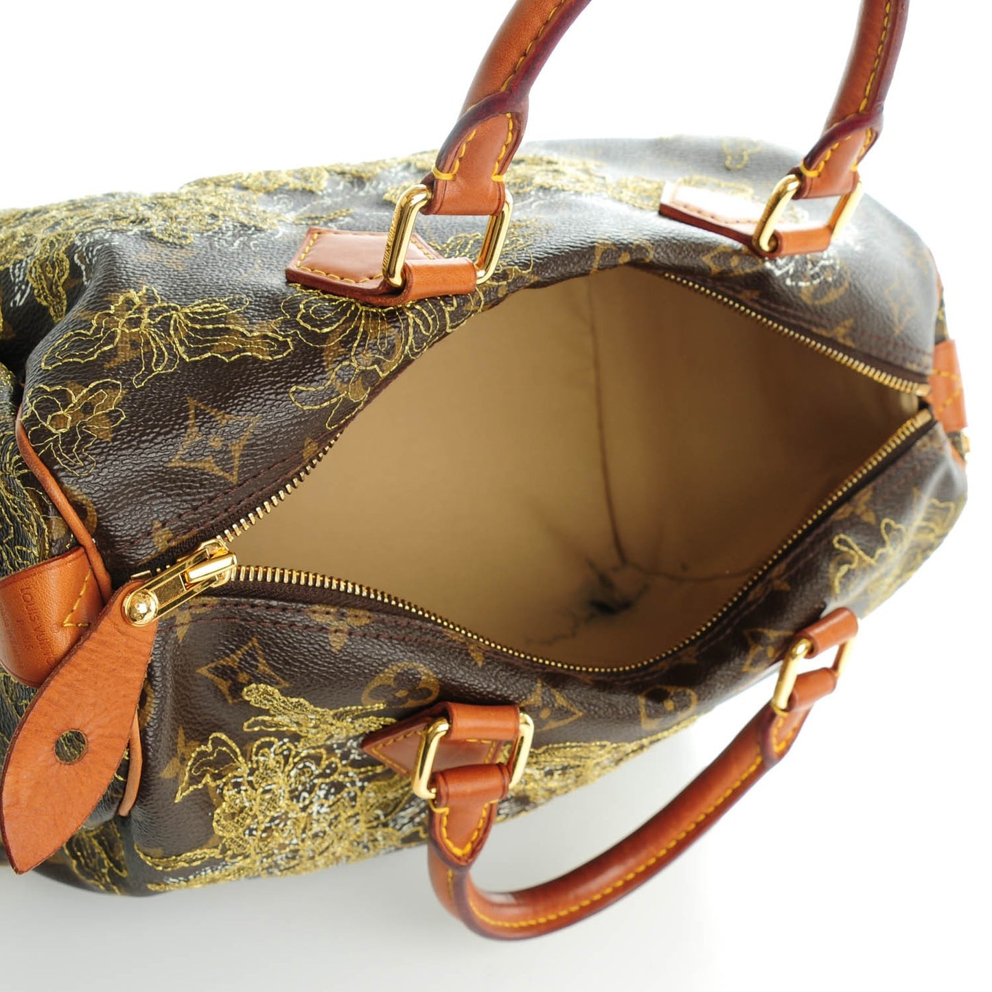 Monogram Dentelle Speedy 30 Gold