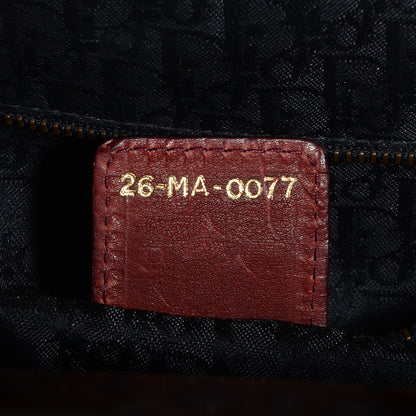 Christian Dior Leather Samourai 1947 Armour Woven Frame Bag 8 of 9