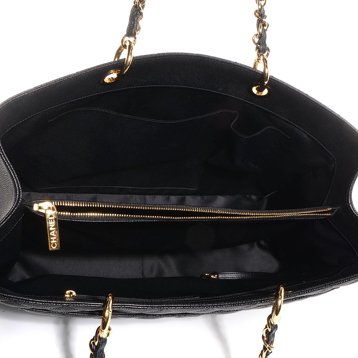 Chanel Caviar XL Grand Shopping Tote GST Black 6 of 8