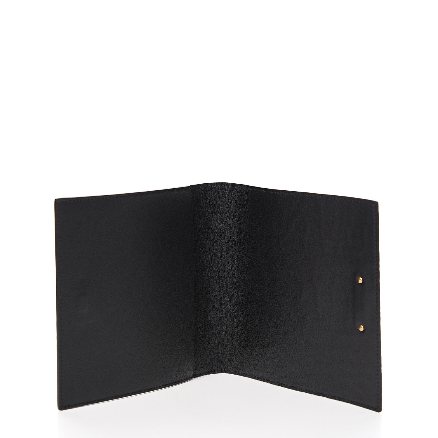Saint Laurent Calfskin Crocodile Embossed Wallet Black 4 of 5